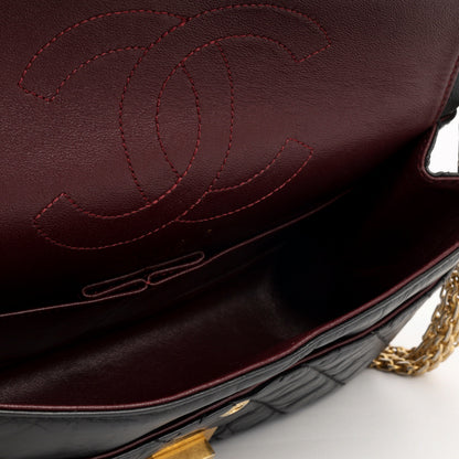 Chanel Classic Flap Calfskin Black Shoulder Bag