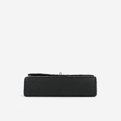 Chanel Classic Flap Lambskin Black Shoulder Bag Style 63