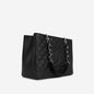 Chanel Shopping Tote Caviar Black Tote Bag Style 3