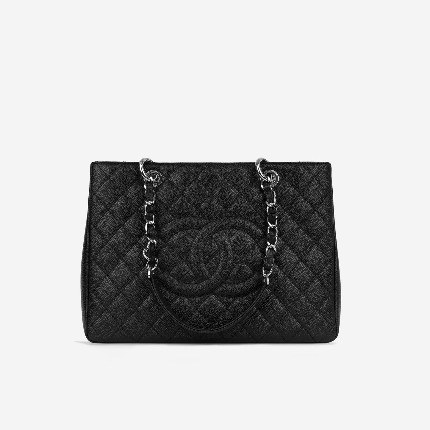 Chanel Shopping Tote Caviar Black Tote Bag Style 3