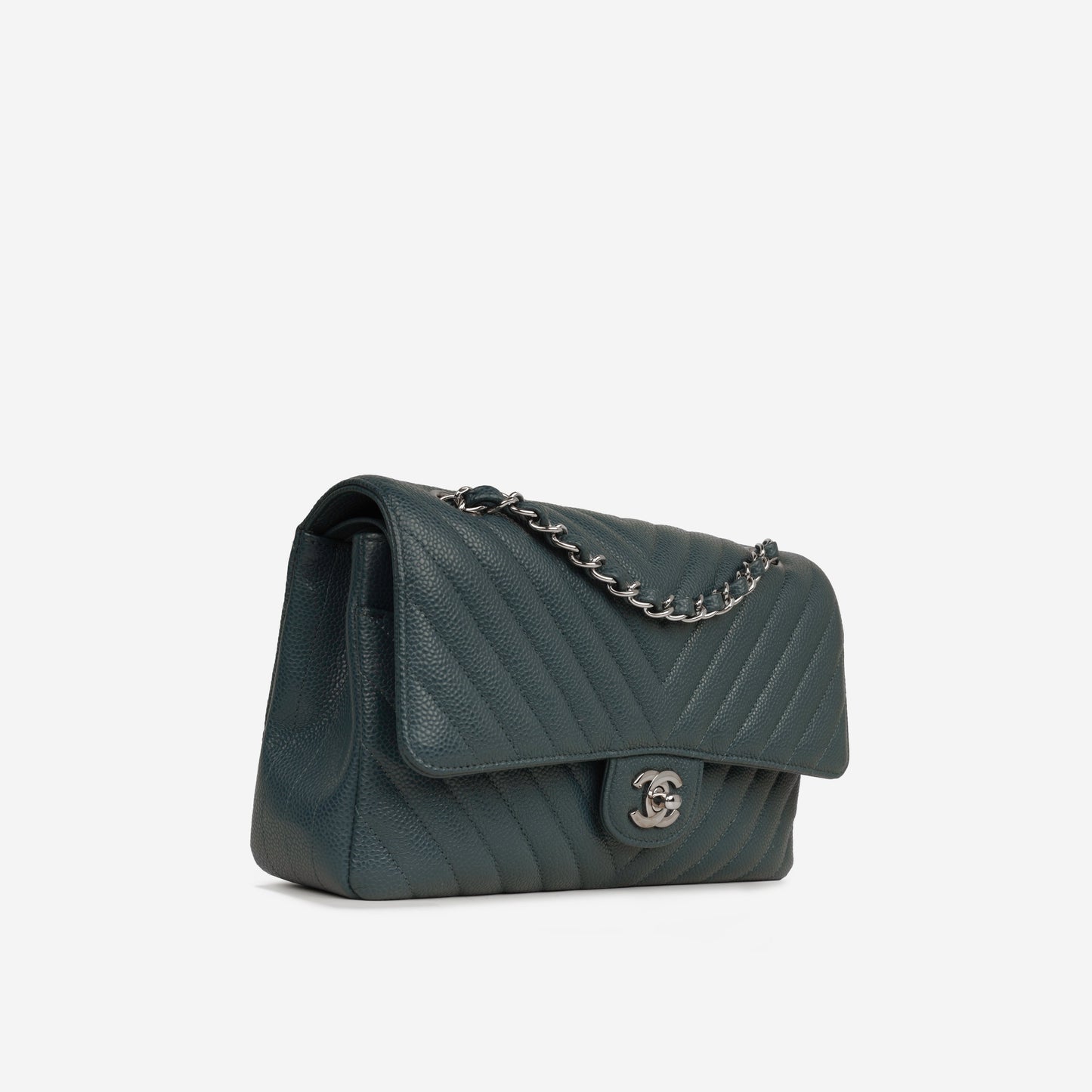 Chanel Classic Flap Lambskin Black Shoulder Bag Style 312