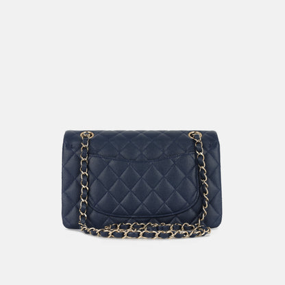 Chanel Classic Flap Lambskin Gold Shoulder Bag Style 144