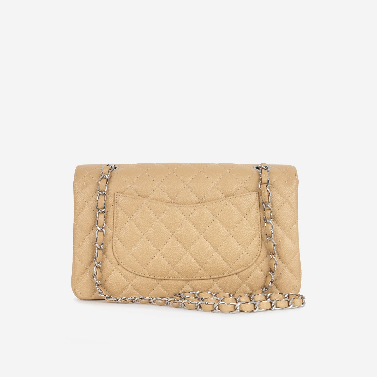 Chanel Classic Flap Lambskin Black Shoulder Bag Style 322