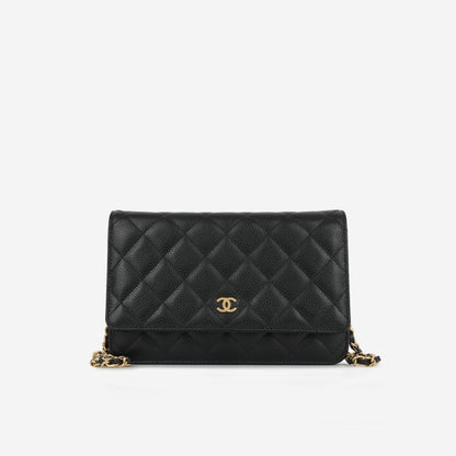 Chanel Wallet On Chain Caviar Black Crossbody Style 4