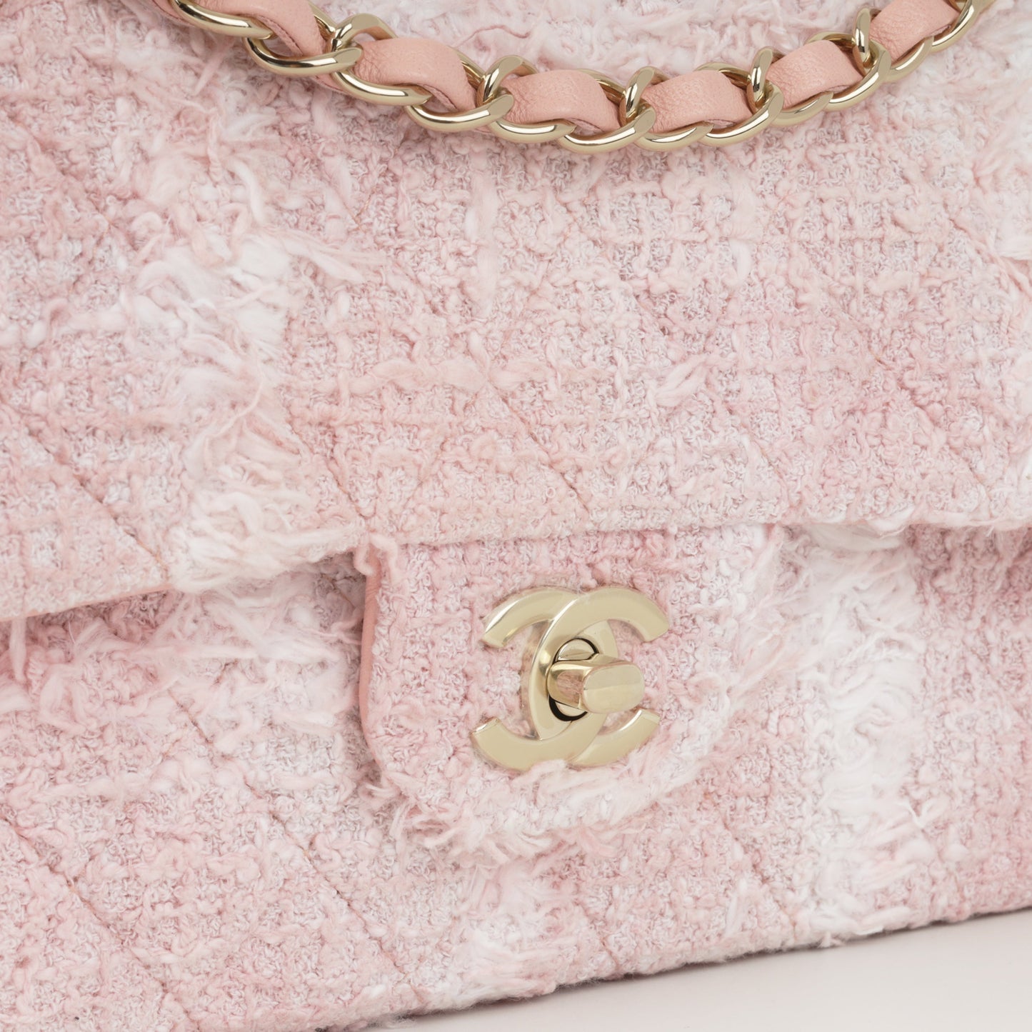 Chanel Classic Flap Lambskin Gold Shoulder Bag Style 117