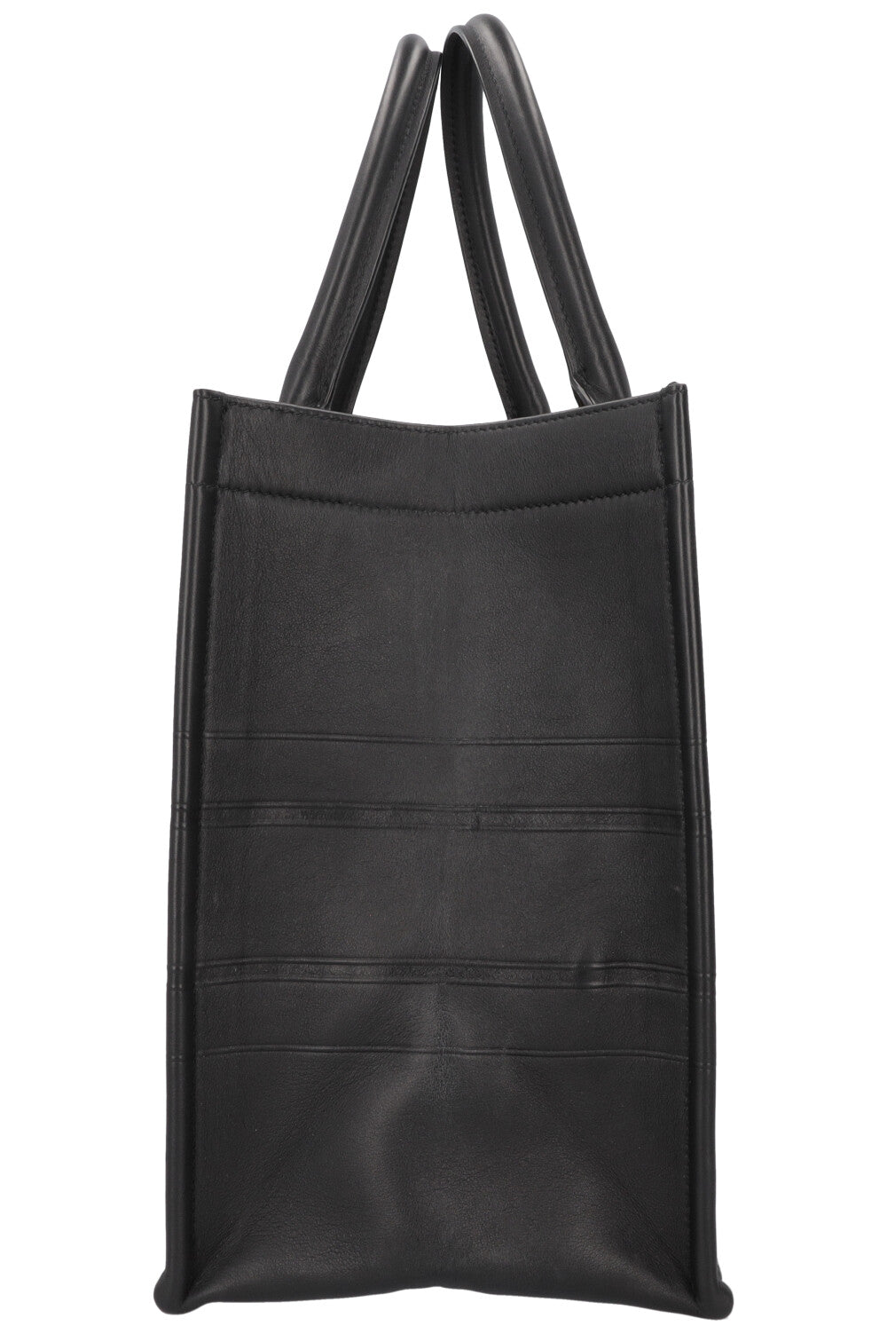 Christian Dior Medium Book Tote Black Leather