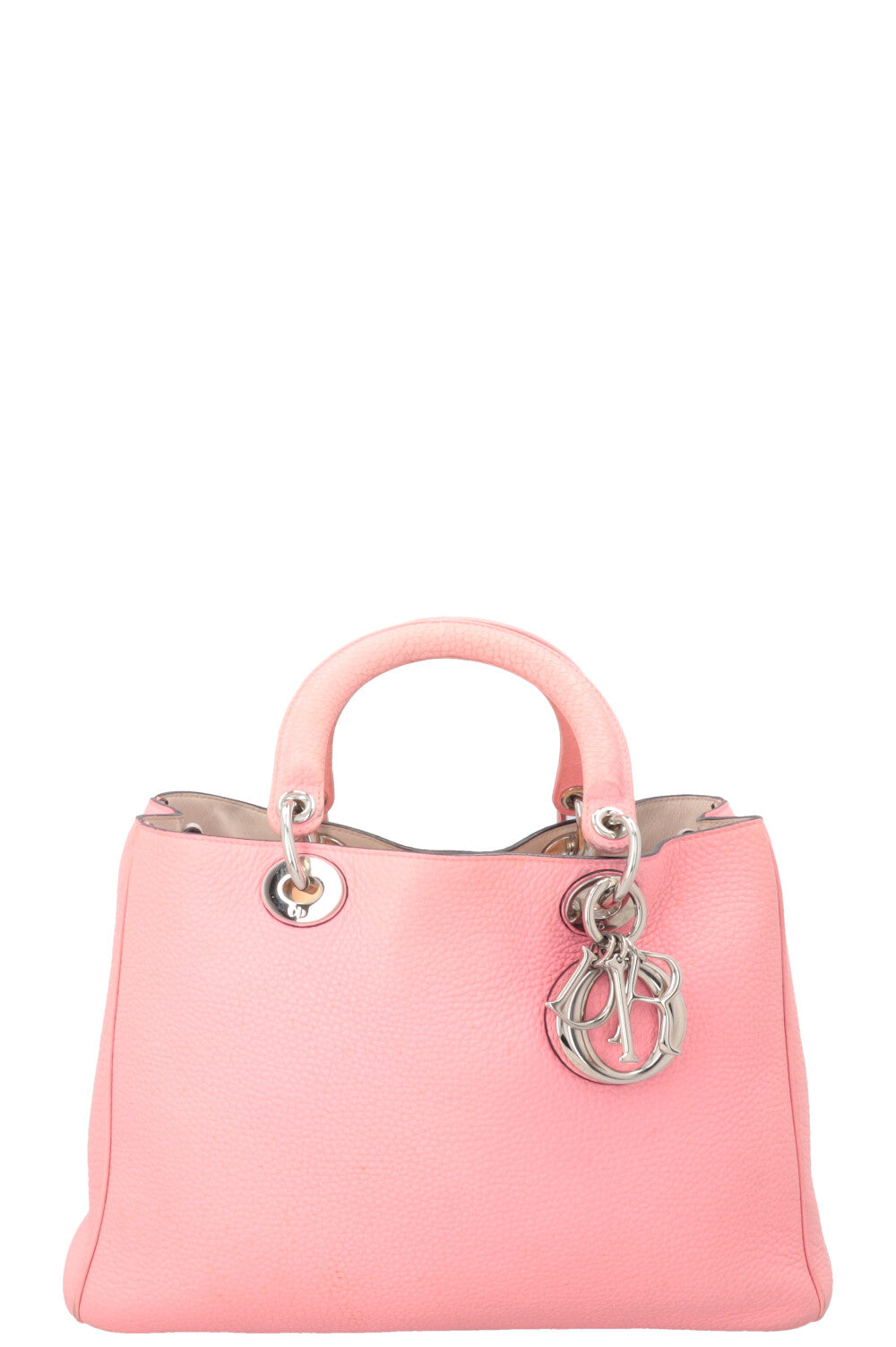 Christian Dior Diorissimo Tote Leather Pink