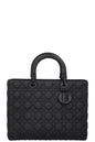 Christian Dior Large Lady Dior Bag Black