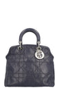 Christian Dior Granville Cannage Tote Bag Navy
