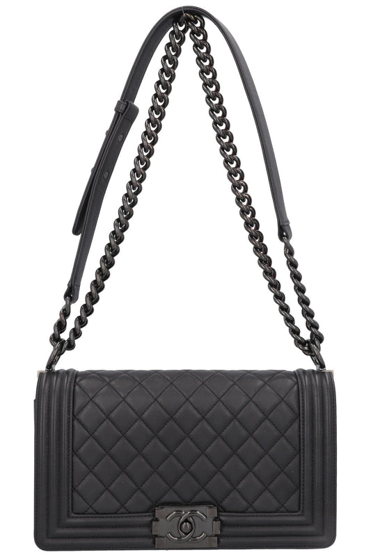 Chanel Boy Black Luxury Handbag Style