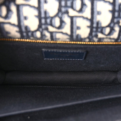 Dior 30 Montaigne Oblique Blue Shoulder Bag