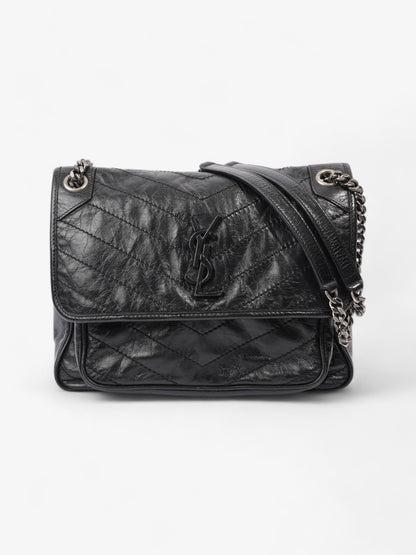 Saint Laurent Niki Leather Black Shoulder Bag Style 8