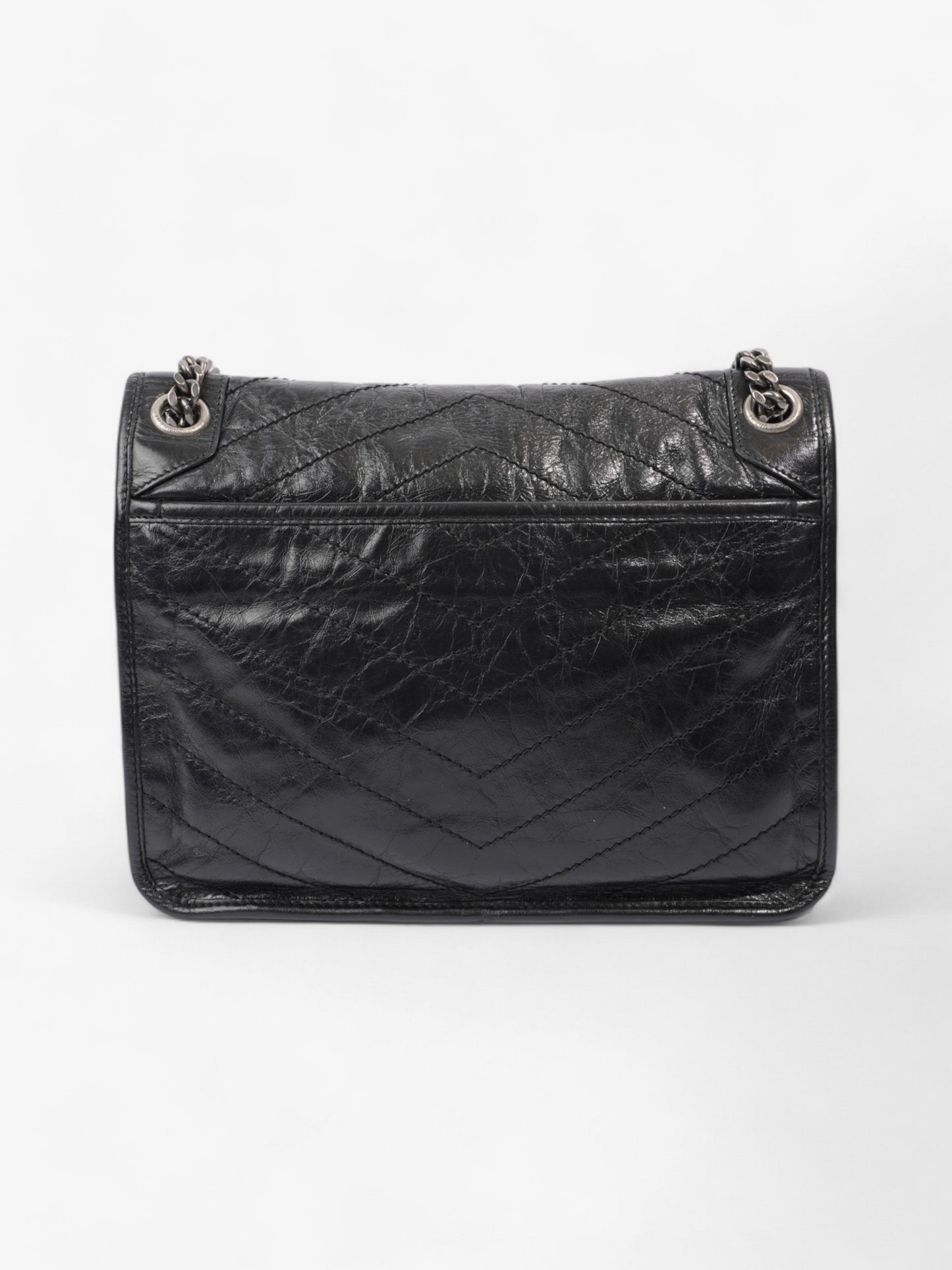 Saint Laurent Niki Leather Black Shoulder Bag Style 8