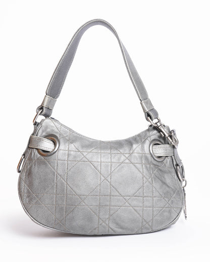 Christian Dior Cannage Leather Hobo Bag