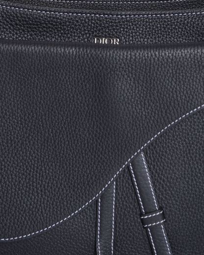 New Christian Dior Soft Leather Saddle Bag