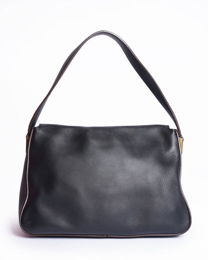Fendi Big Mamma black leather shoulder bag