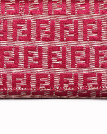 Fendi ff zucca bi fold long wallet