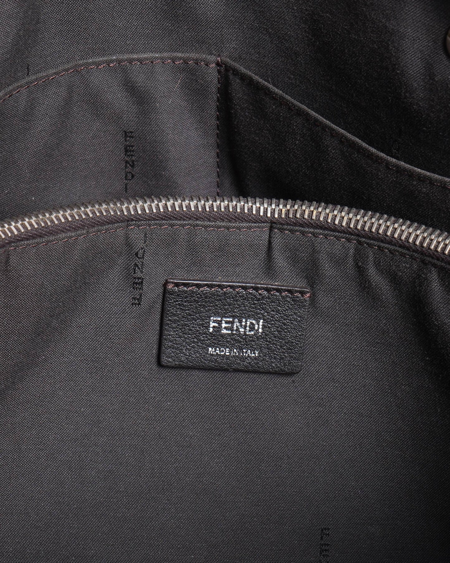 Fendi Leather Rust Shoulder Bag