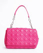 Christian Dior Pink Quilted Cannage Flap Bag