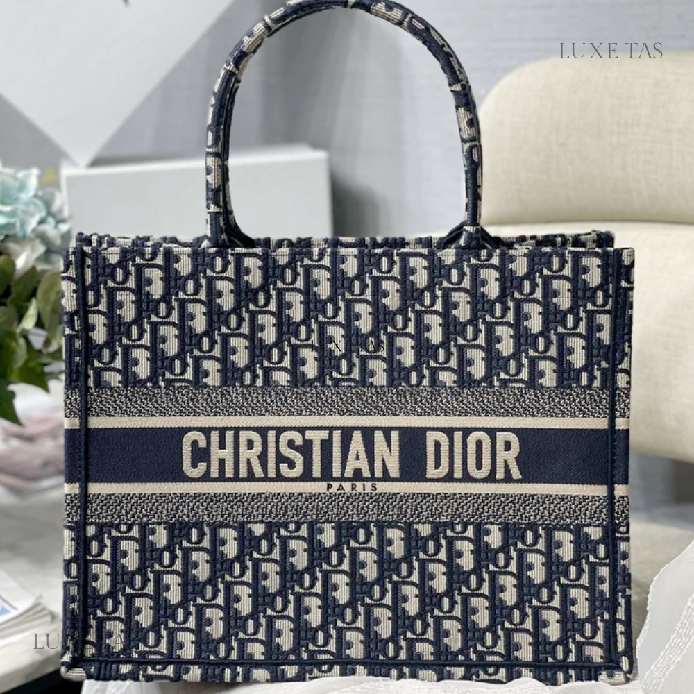 Dior Book Tote Leather Tote Bag