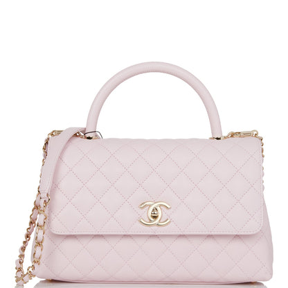 Chanel Coco Handle Caviar Gold Shoulder Bag