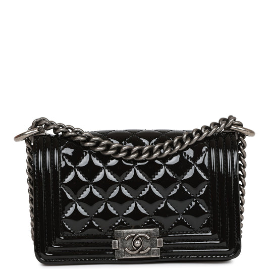 Chanel Success Story Black Lambskin Trunk Set Of 4 Mini Bags
