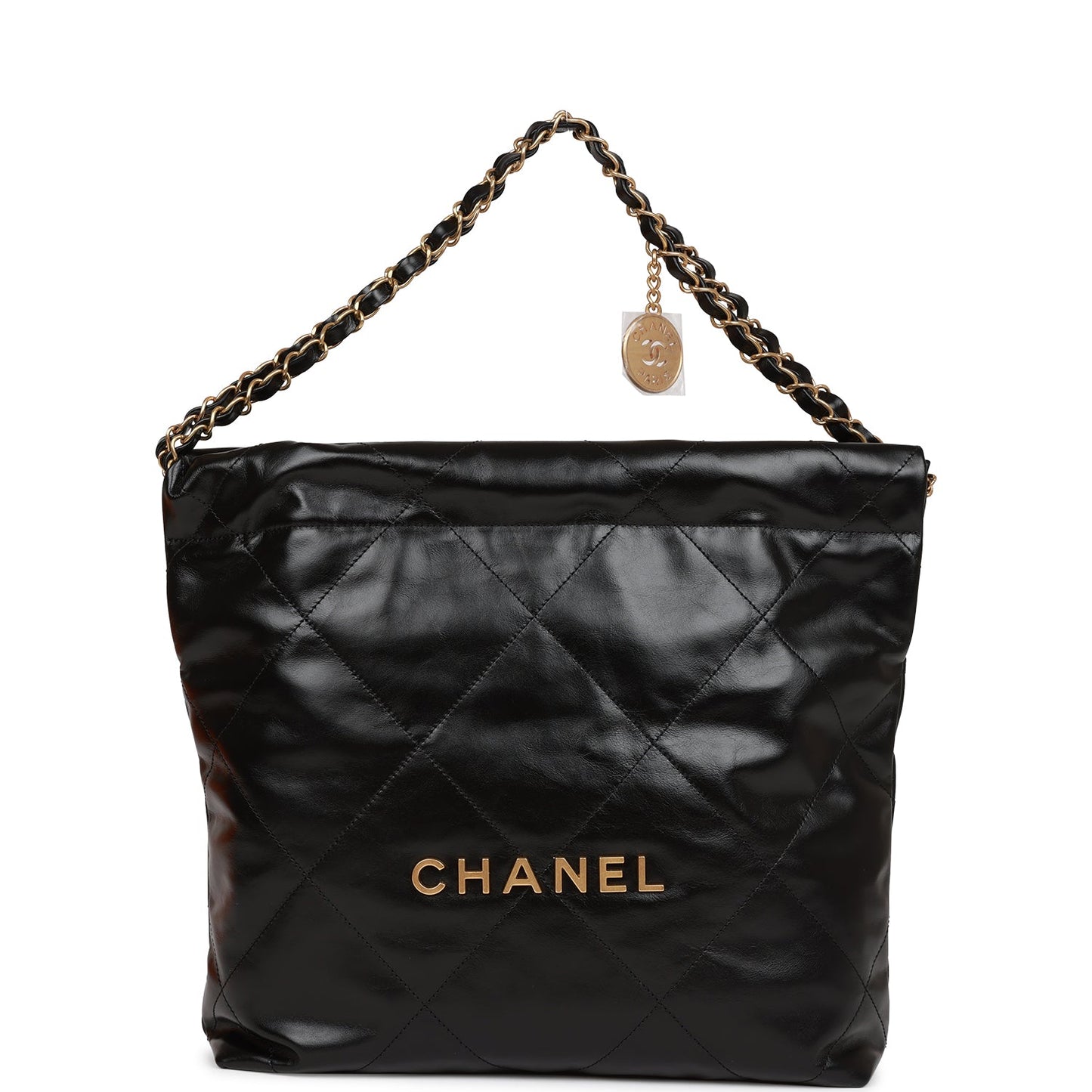 Chanel Lambskin Black Shoulder Bag Style 7