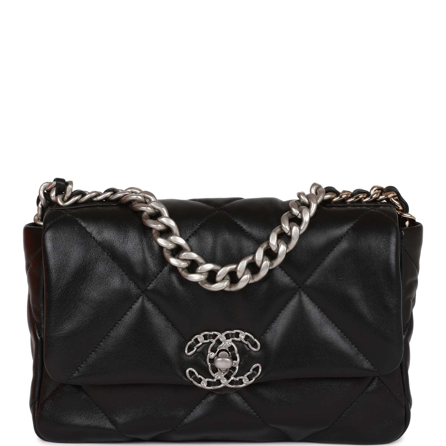 Chanel Chanel 19 Lambskin Black Shoulder Bag