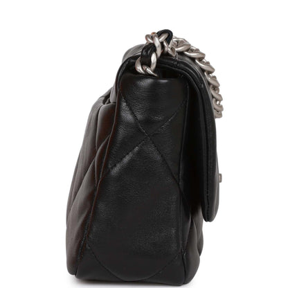 Chanel Chanel 19 Lambskin Black Shoulder Bag
