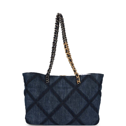 Chanel Leather Blue Shoulder Bag