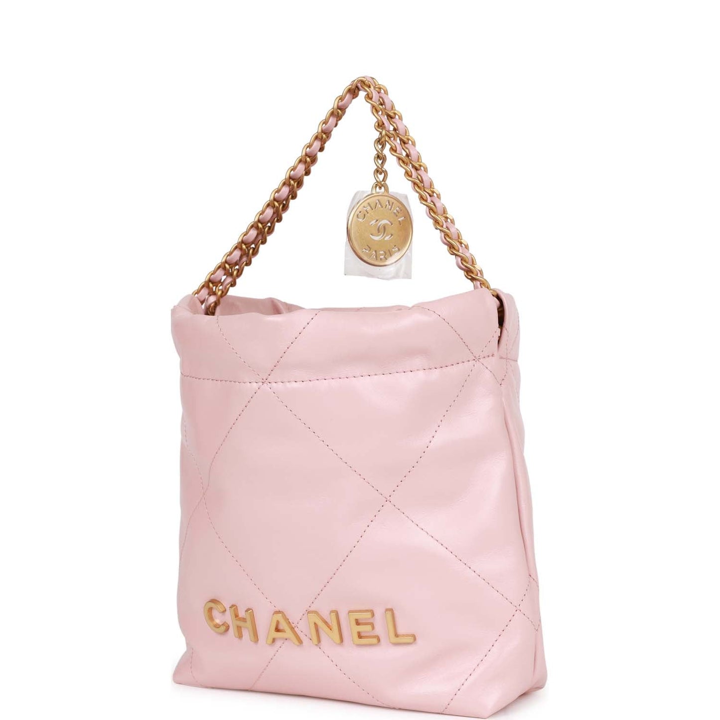 Chanel Calfskin Gold Shoulder Bag