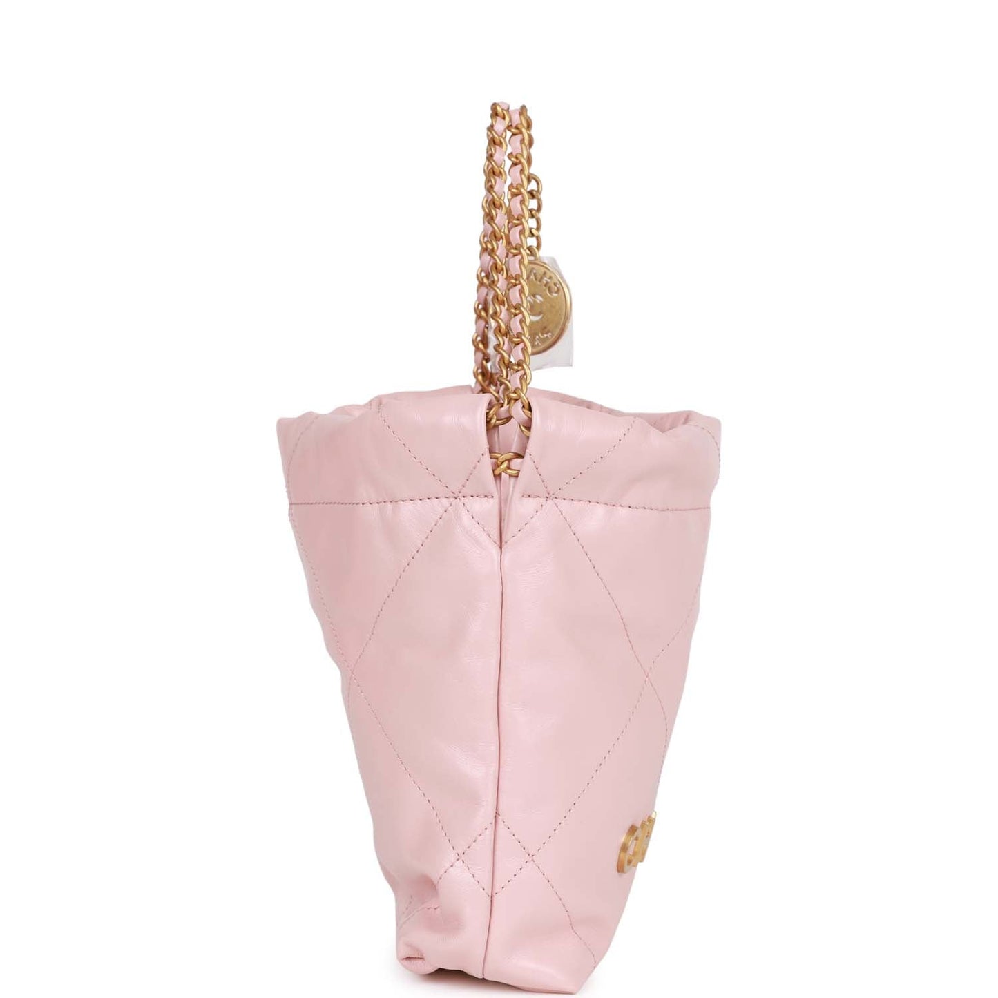 Chanel Calfskin Gold Shoulder Bag