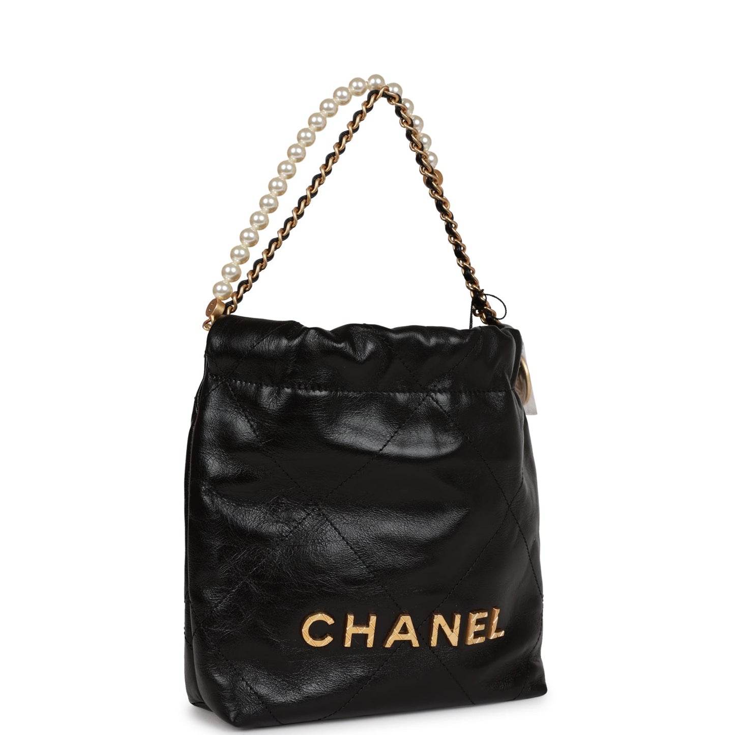 Chanel Lambskin Black Shoulder Bag