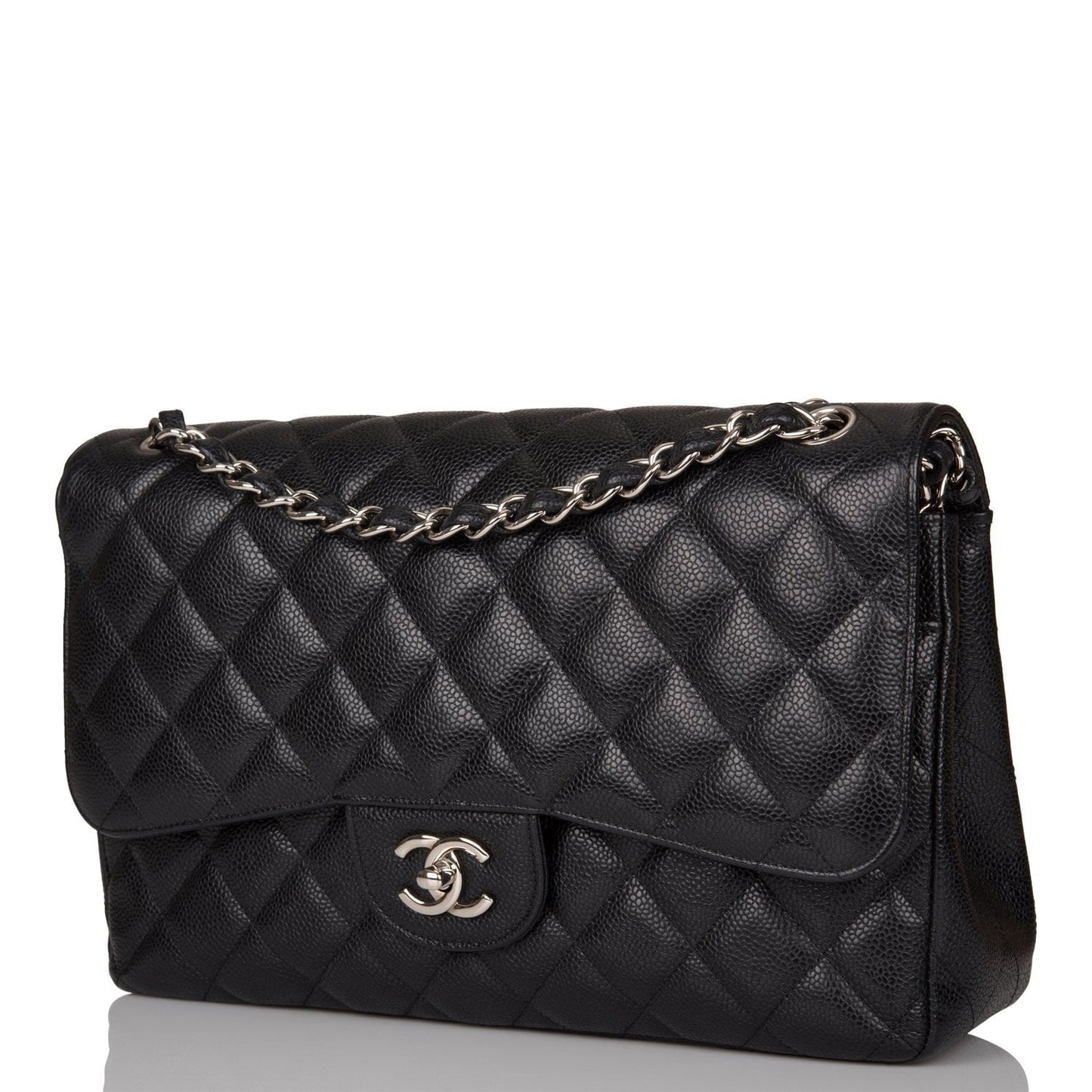 Chanel Pst Caviar Black Tote Bag Style 22