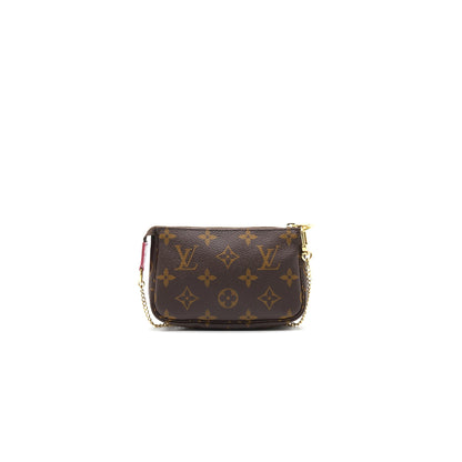 Louis Vuitton 2020 Christmas Mini Pochette Accessories Monogram Canvas