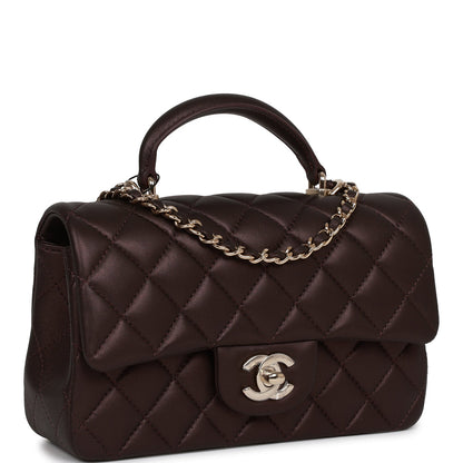 Chanel Mini Flap Lambskin Gold Shoulder Bag Lambskin