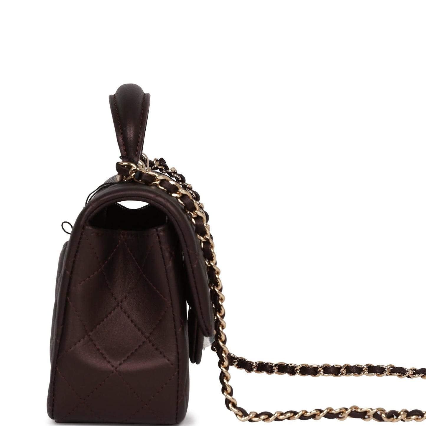 Chanel Mini Flap Lambskin Gold Shoulder Bag Lambskin