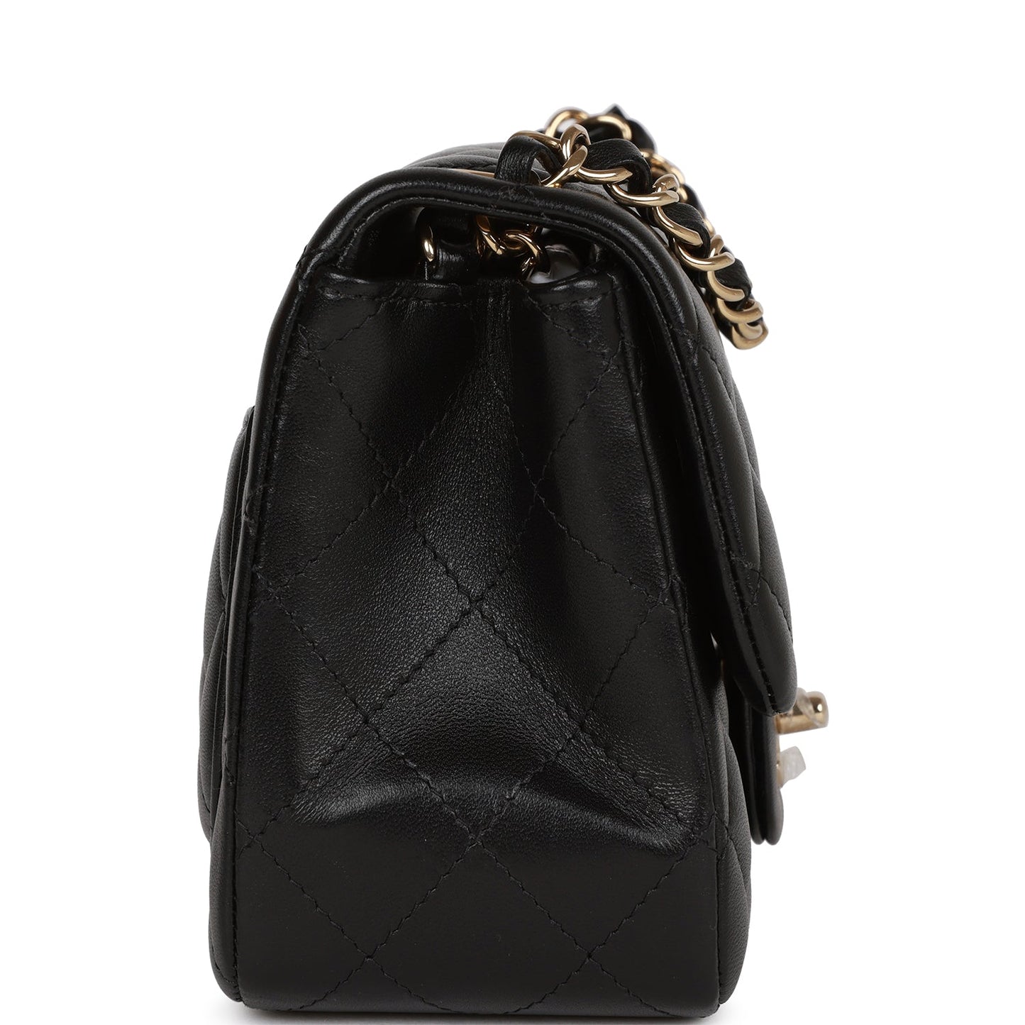 Chanel Lambskin Black Shoulder Bag Style 3