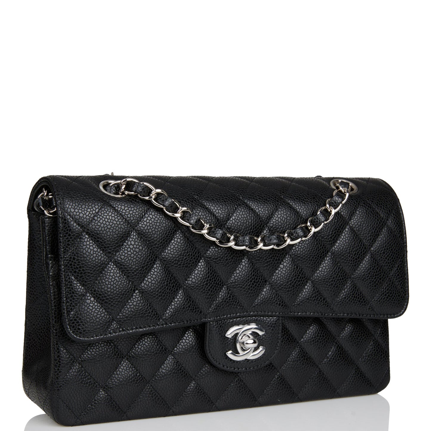 Chanel Pst Caviar Black Tote Bag Style 15