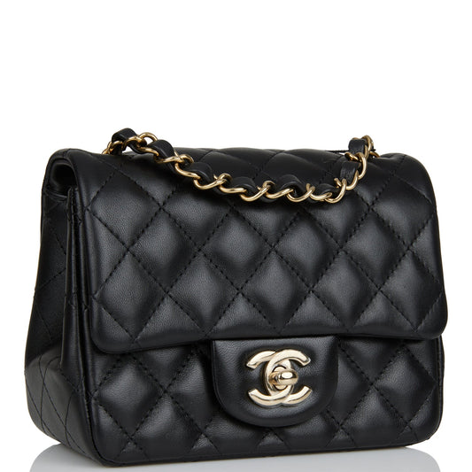 Chanel Lambskin Black Shoulder Bag Style 11