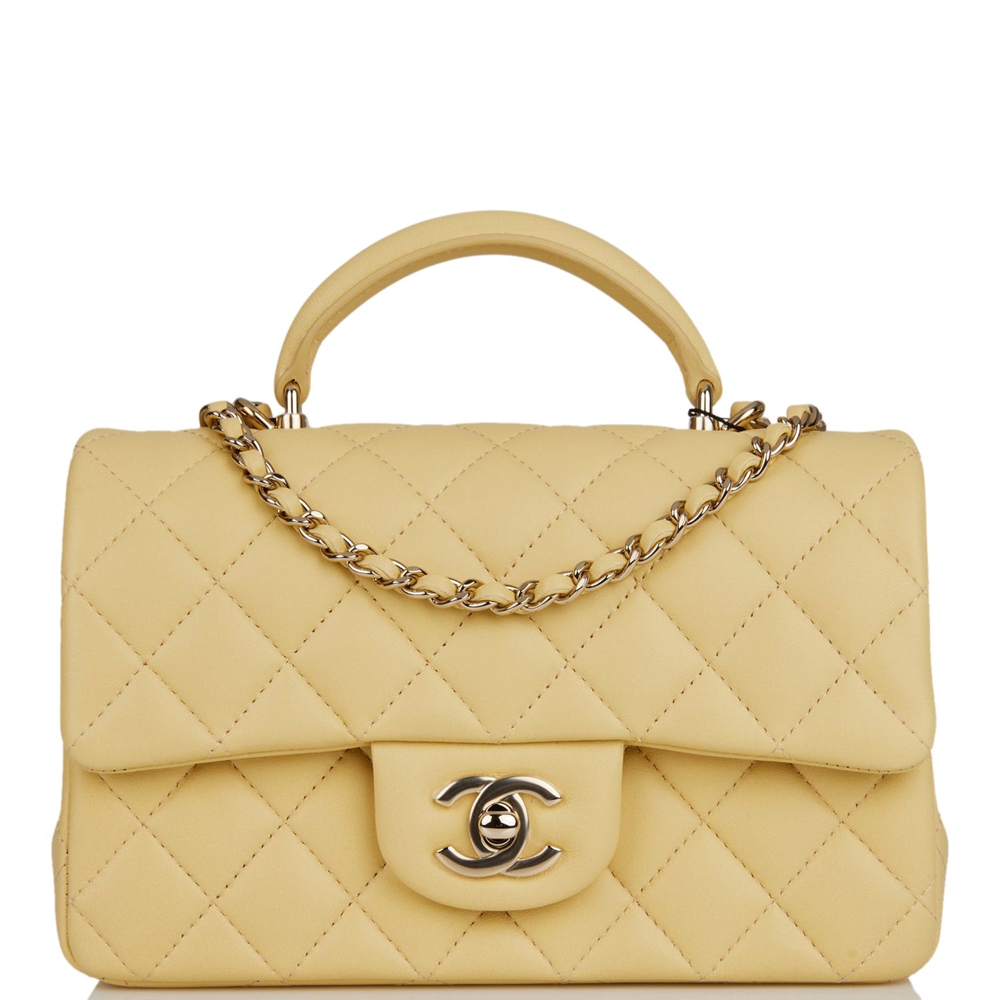 Chanel Lambskin Gold Shoulder Bag Style 10