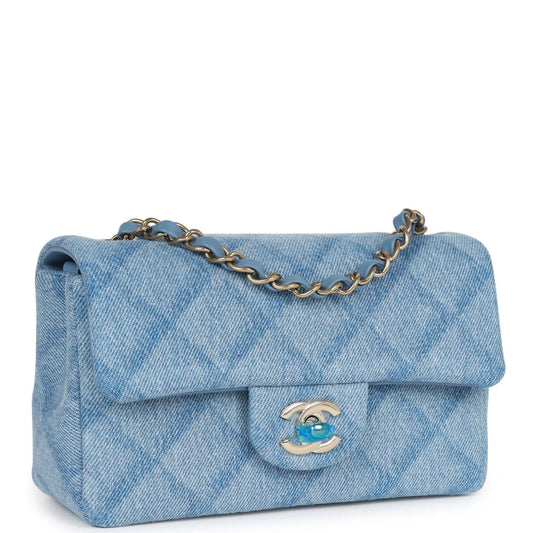Chanel Mini Flap Quilted Gold Shoulder Bag