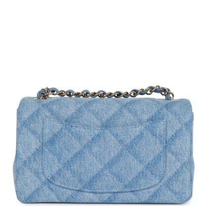 Chanel Mini Flap Quilted Gold Shoulder Bag