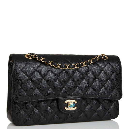 Chanel Pst Caviar Black Tote Bag Style 12