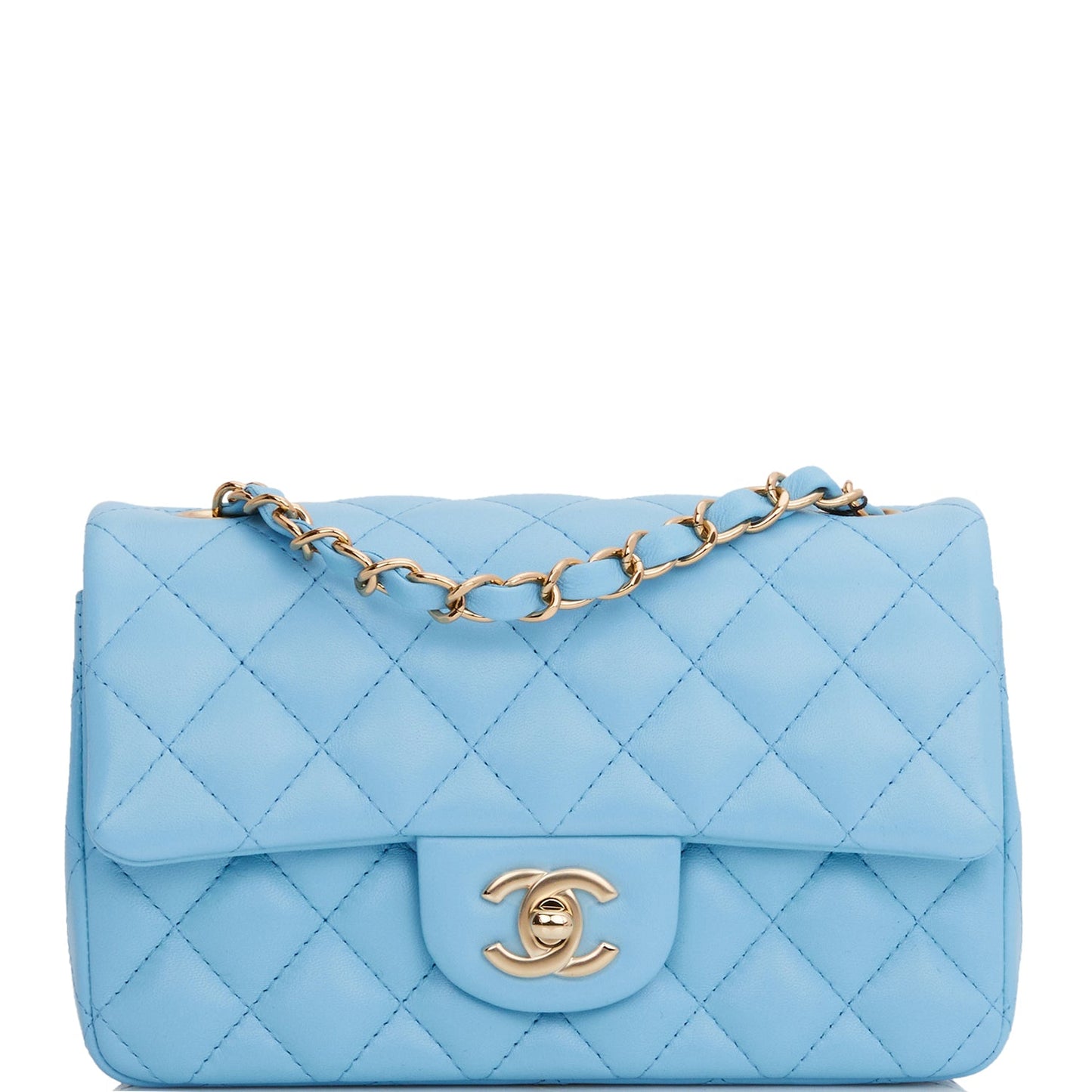Chanel Lambskin Gold Shoulder Bag Style 7
