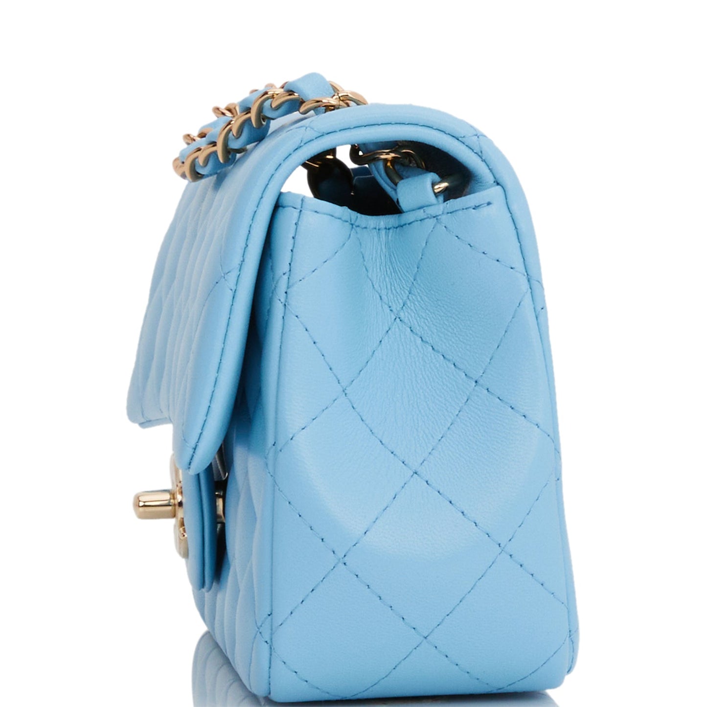 Chanel Lambskin Gold Shoulder Bag Style 7