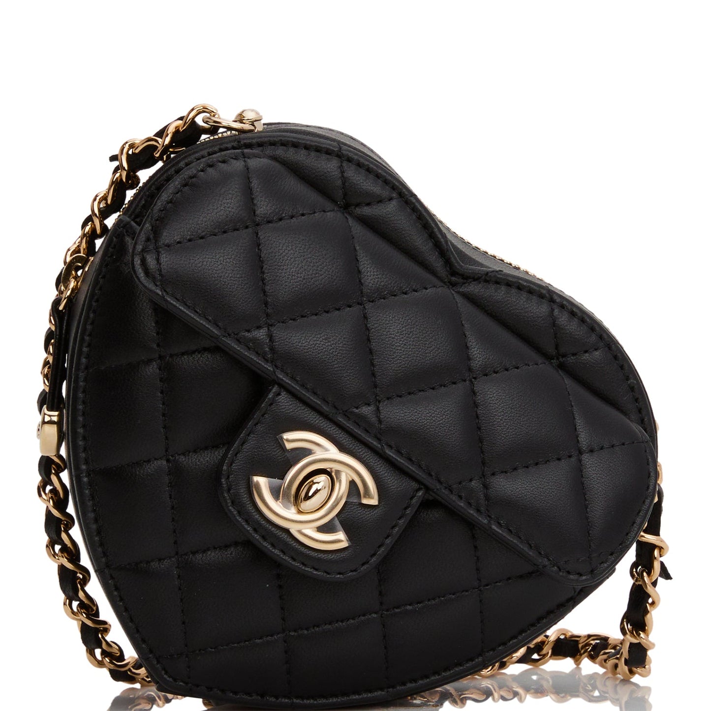 Chanel Luxury Lambskin Black Clutch