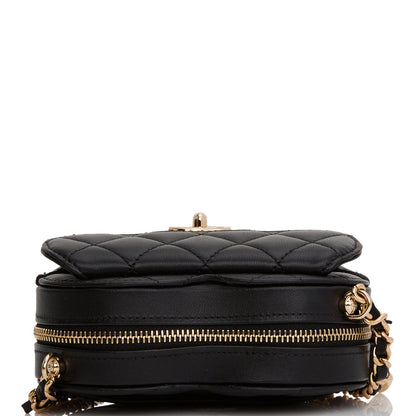 Chanel Luxury Lambskin Black Clutch