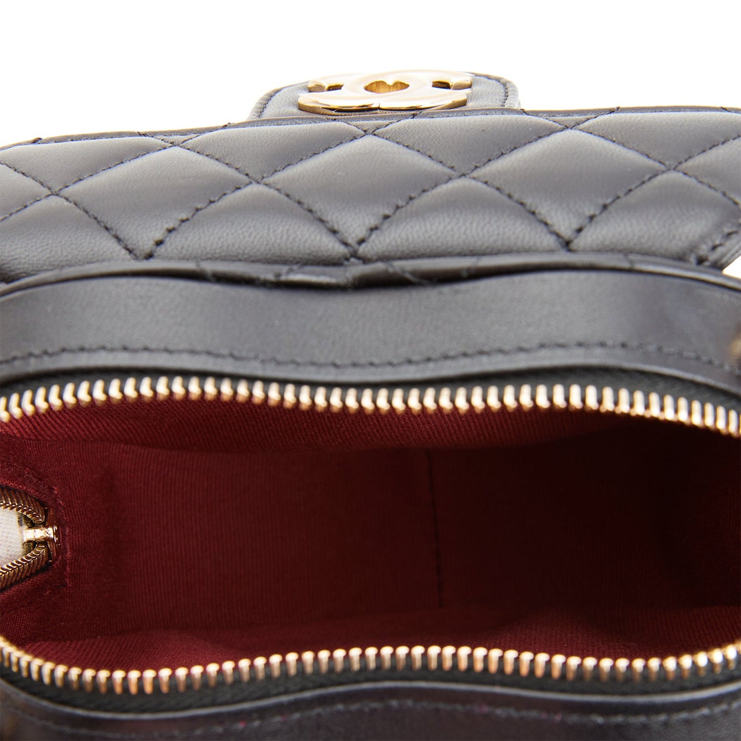 Chanel Luxury Lambskin Black Clutch