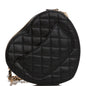Chanel Cc In Love Large Heart Bag Black Lambskin Light Gold Hardware